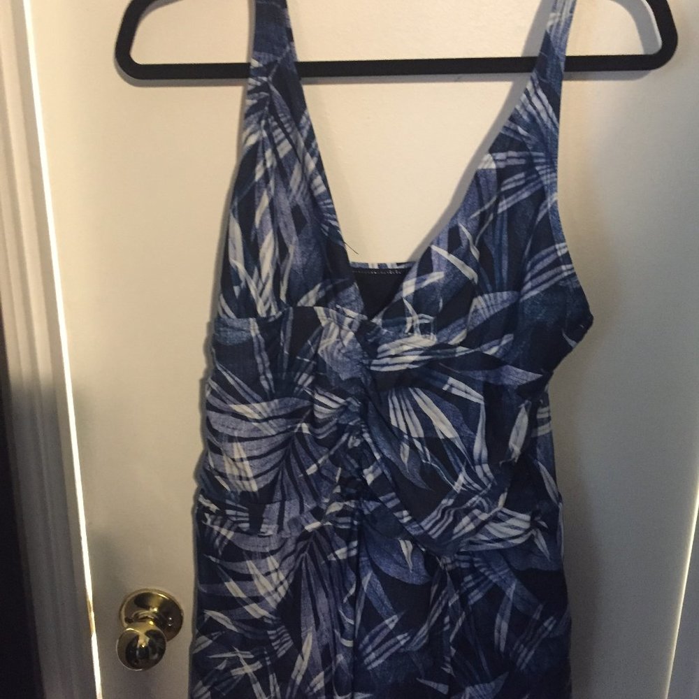 PLUS SIZE SWIMSUIT WITH MATCHING COVER UP